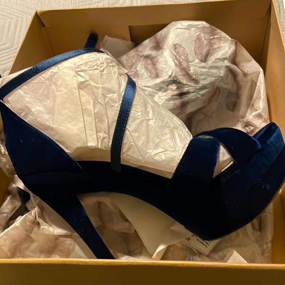 Blue Platform heel by Jessica Simpson